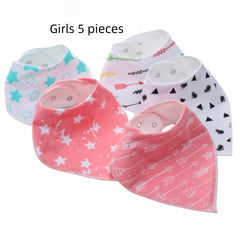 Baby Saliva Scarf Pure Cotton Absorbent Bib Soft And Comfortable