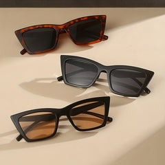 Square Cat Eye Sunglasses UV400 Retro Anti Glare Sun Shades