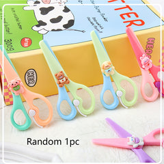 1pc Cartoon Scissors Student Scrapbook Art Cutting Paper
