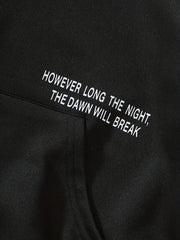 Kids Letter Print Hoodie with Pocket Casual Sports Pullover