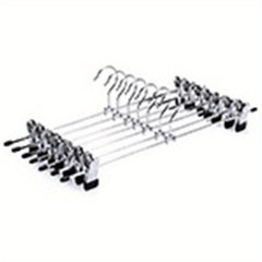 20/30pc Non-slip Pants Hanger Storage Rack with Adjustable Clip