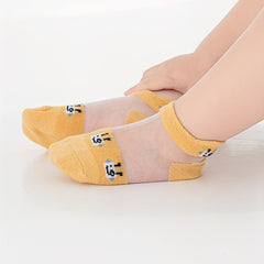4 Pairs Baby Cartoon Car Robot Helicopter Ankle Socks Summer Toddlers