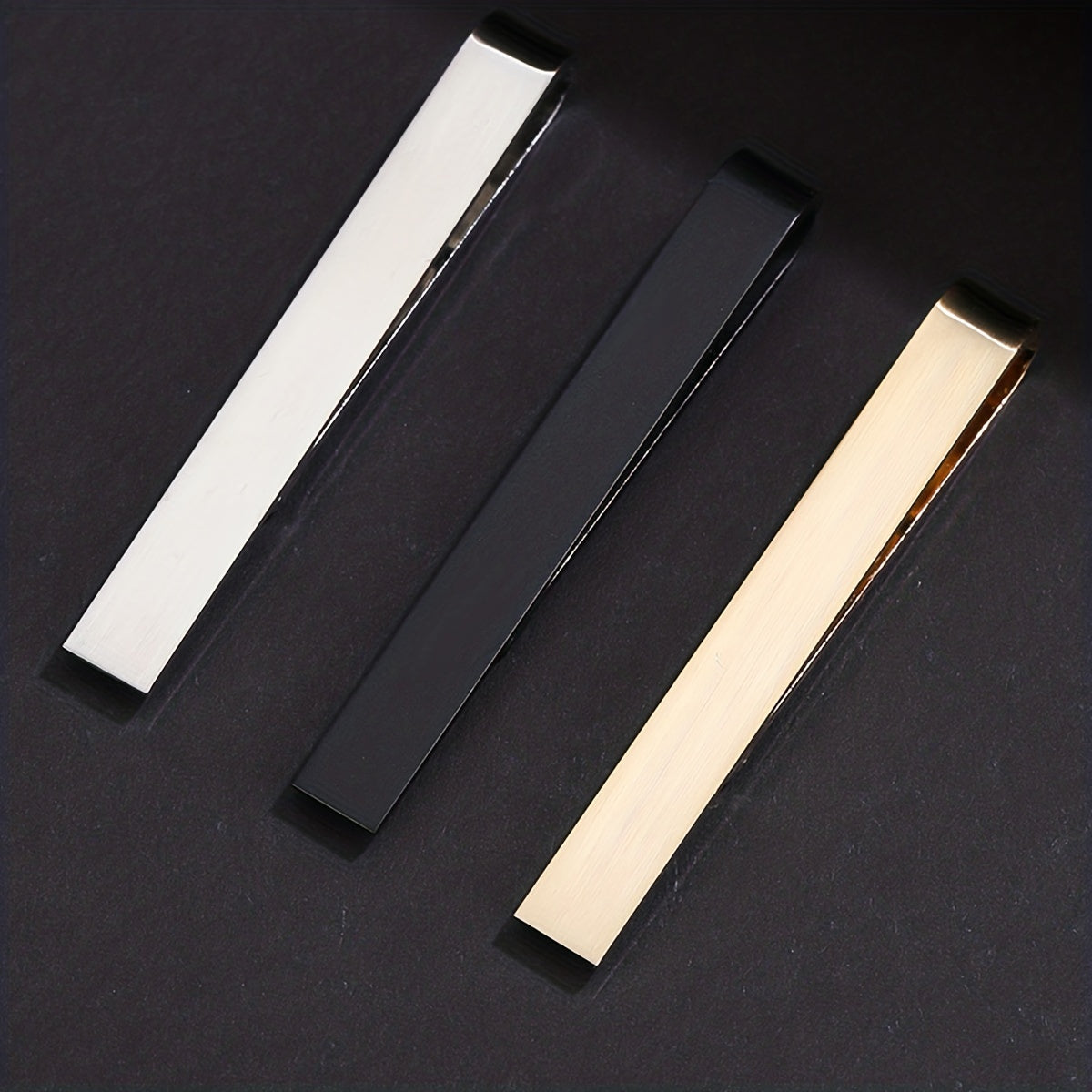 3pcs Formal Business Tie Clips Set