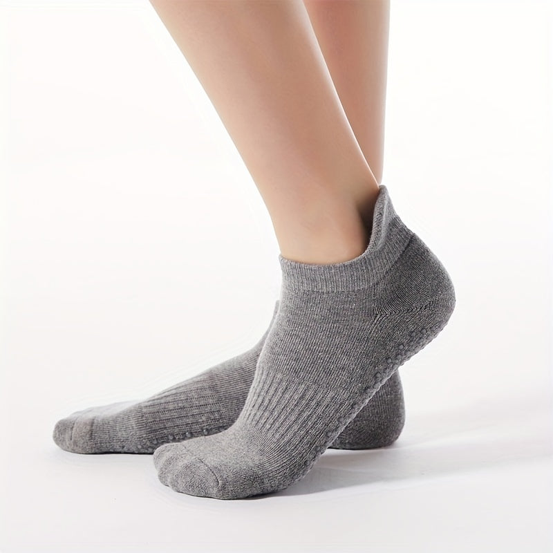 Breathable Anti Slip Yoga Socks with Cross Straps