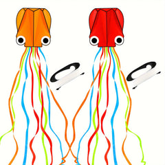 Large Octopus Kite with Colorful Tail for Adults - Beginner Outdoor Kite