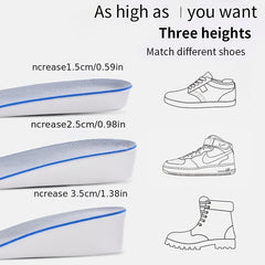 Invisible Height Increase Insoles 1 3 Unisex