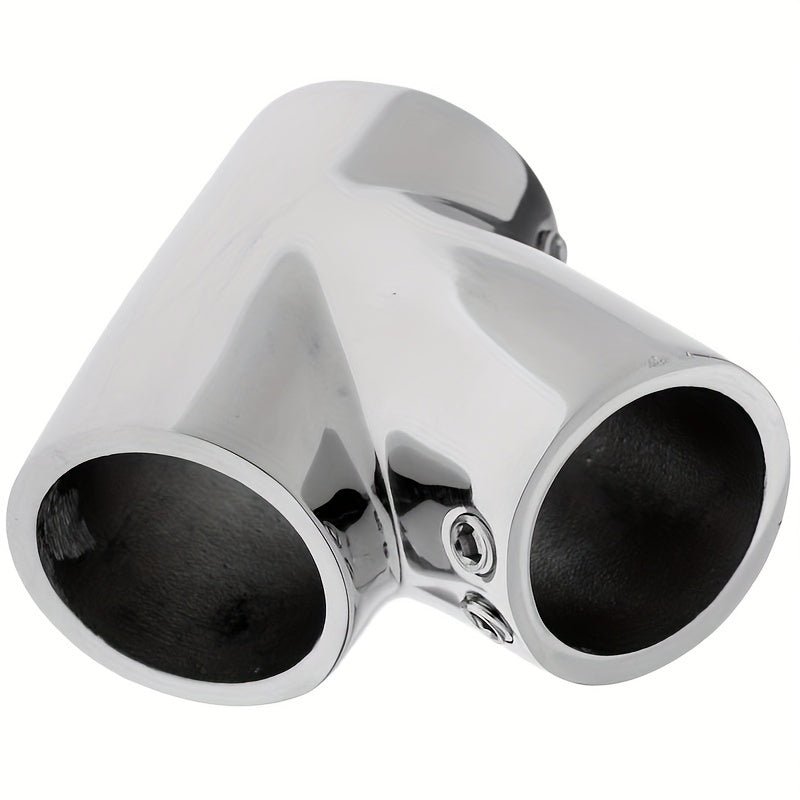 1pc Stainless Steel Boat Handrail Fittings Tee Rail 2 60 Degree Angles