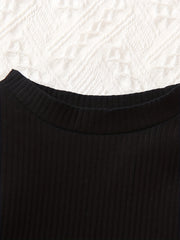 Girls Striped Top & Legging Pants 2pcs Set