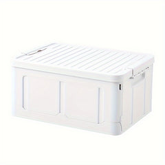 38L Foldable Plastic Storage Bin for Dormitory Snack Toy Storage