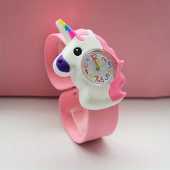 Kids Silicone Unicorn Slap On Watch, Cartoon Wrist Watch