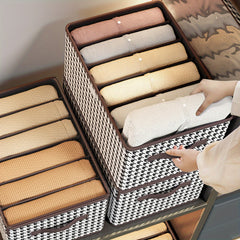 1pc Clothes Storage Box Modern PP Storage Containers For Organizing Bedroom