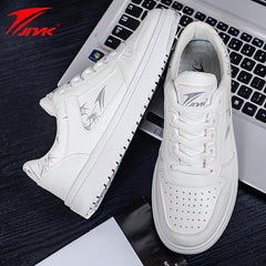 JNAK Bamboo Pattern Low Skate Shoes Lightweight Platform Sneakers