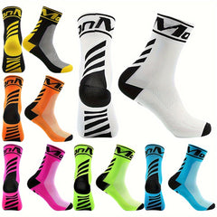 Men's Mid Crew Sport Socks, Breathable & Comfy, 3 Pairs