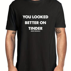 Men's Better Print T-shirt Casual Stretch Breathable Tee