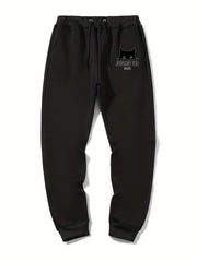 Cat Judging You Print Men's Drawstring Sweatpants