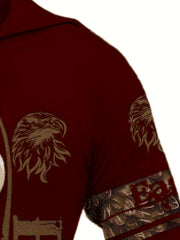 Eagle 3D Print Hoodie for Men Graphic Hooded Pullover Autumn Winter