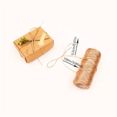 Gold & Silver Gift Packaging Wire 100m/328ft