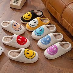 Kids Cartoon Slip On Slippers - Warm Soft Indoor Slippers