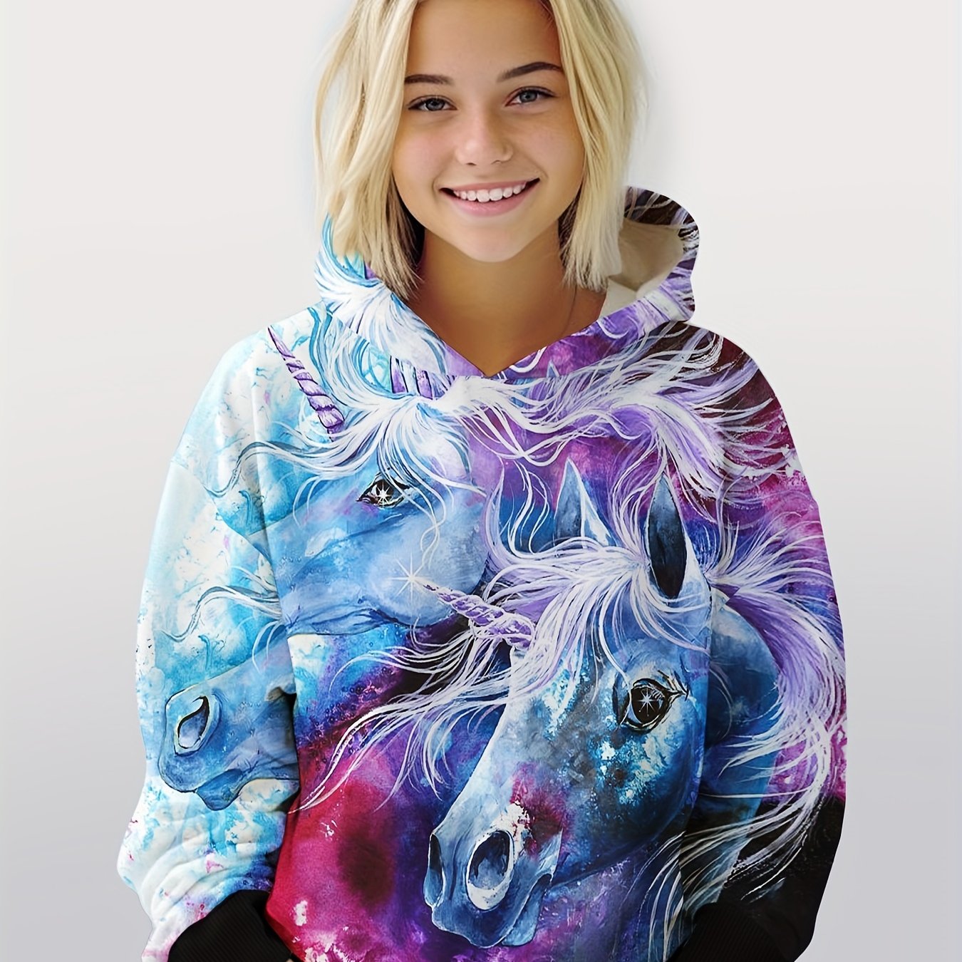 Unicorn Graphic Hoodies for Girls and Boys