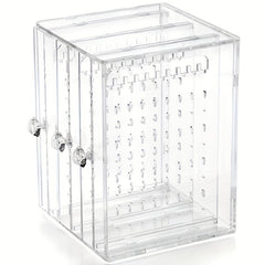 Transparent Jewelry Box Three drawer Earring Storage Box