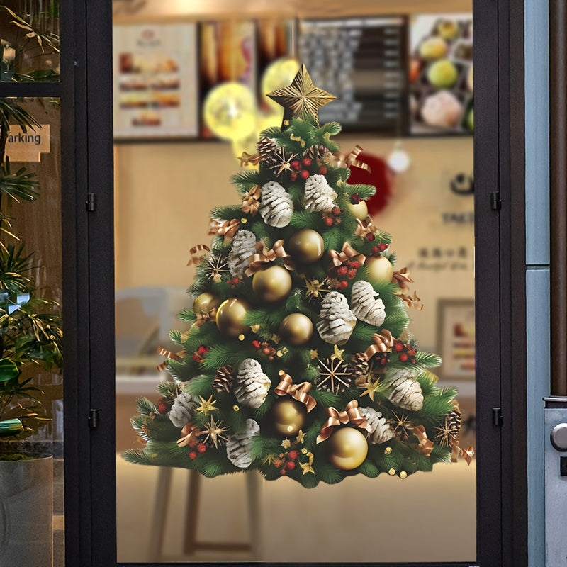 Christmas Tree Wall Decals Merry Christmas Wall Stickers