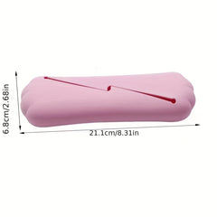 Travel Makeup Brush Holder Portable Silicone Case Bag