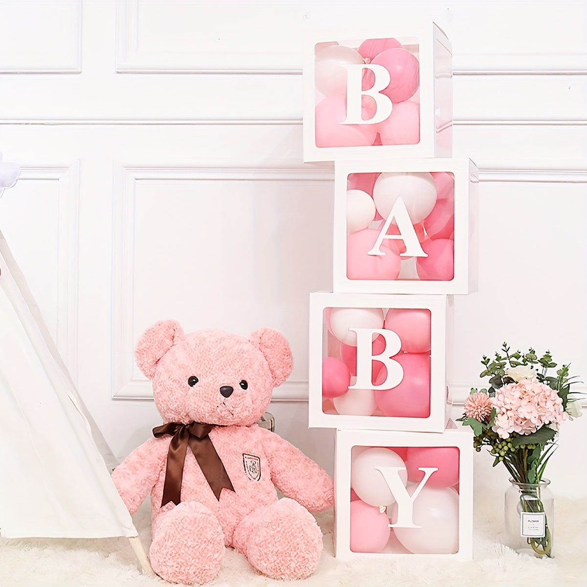 4pcs Balloon Boxes Surprise Boxes Birthday Wedding Halloween Christmas