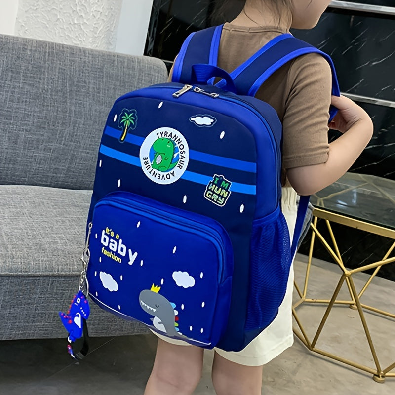 Large Capacity Dinosaur Backpack for Kids