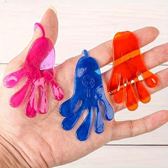 Colorful Elastic Sticky Wall Palm Toy for Climbing Hands