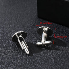 Nordic Clock Men's Cufflinks
