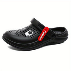 Men's Lightweight Hollow Out Clogs With Charms