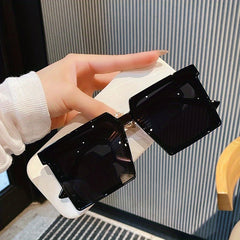 Large Square Polarized Sunglasses for Men Women - UV400