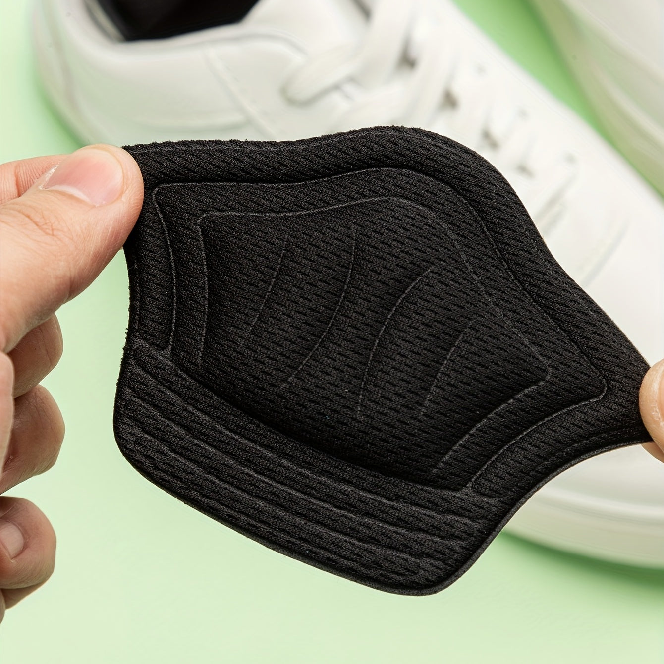 2pcs Memory Foam Anti-wear Stickers For Shoes