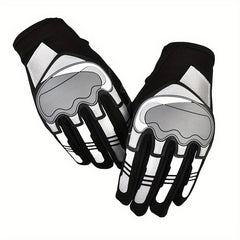 Reflective Motorcycle Sports Gloves Full Finger Non-slip Protective Riding Glove