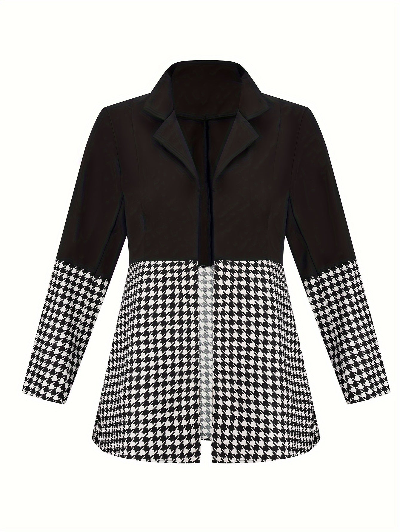 Blazer Women's Open Front Collar Blazer