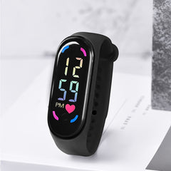 Kids Cartoon Love Sports Bracelet Touch Screen Electronic Watch