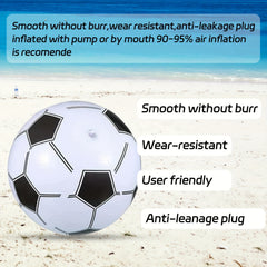 4-Pack 30.99 cm Inflatable Soccer Beach Balls
