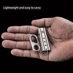 Metal Survival Whistle Keychain Life-saving for Outdoor Camping