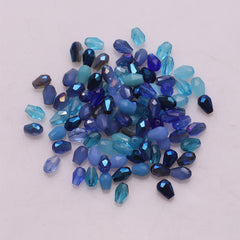 95Pcs Water Drop Crystal Glass Beads Set for Jewelry Making