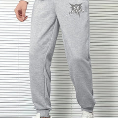 Men s Graffiti Scary Ghost Printed Sweatpants with Pockets