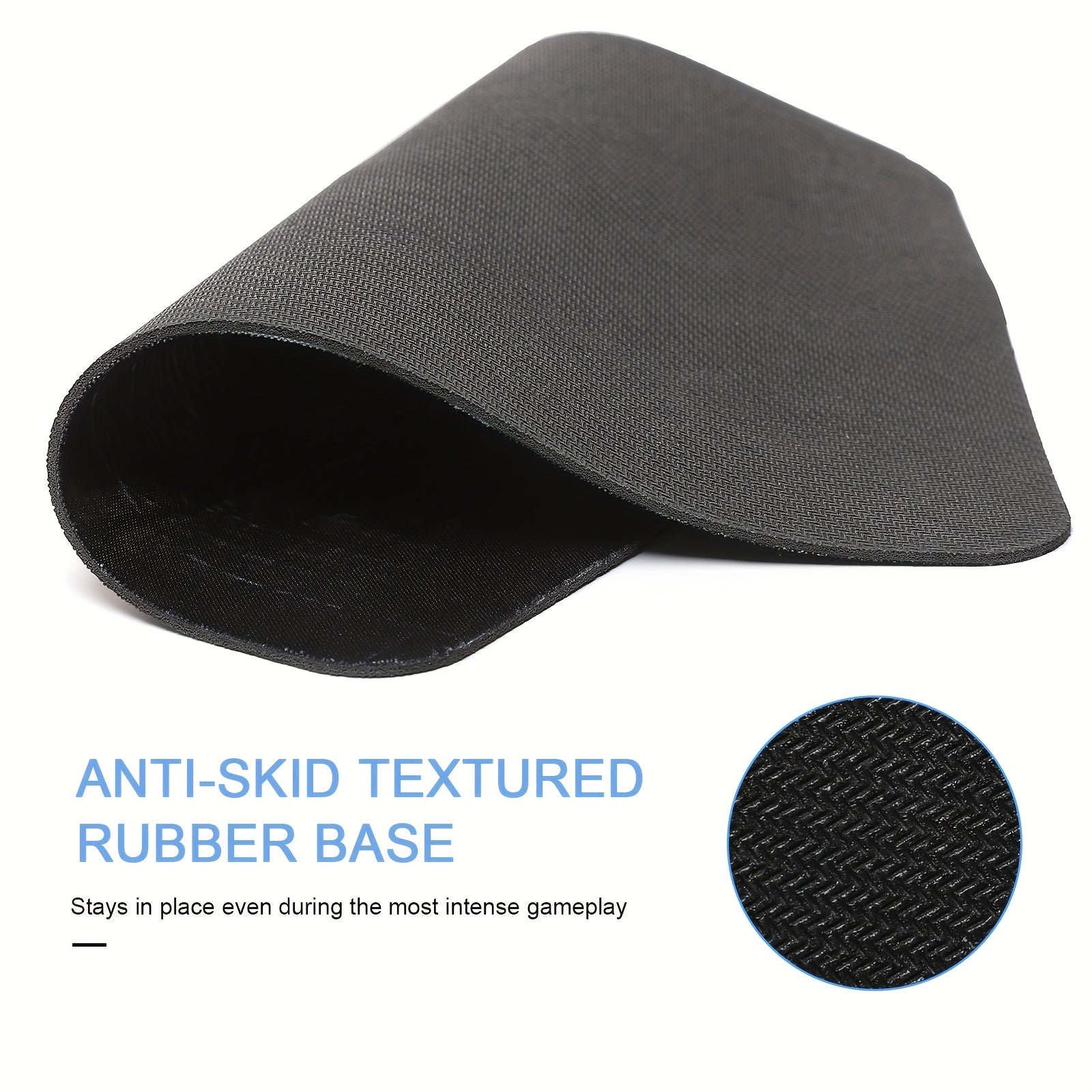 B Word Thickened Anti-Skid Rubber Mouse Pad for PC Laptop