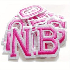 Alphabet Patches Ironed Adhesive for Shirts Jacket