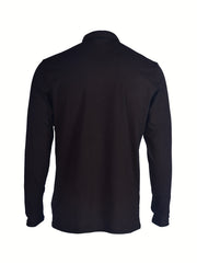 Men's Long Sleeve Golf Shirt Quick Dry Moisture Wicking Outdoor Clothing
