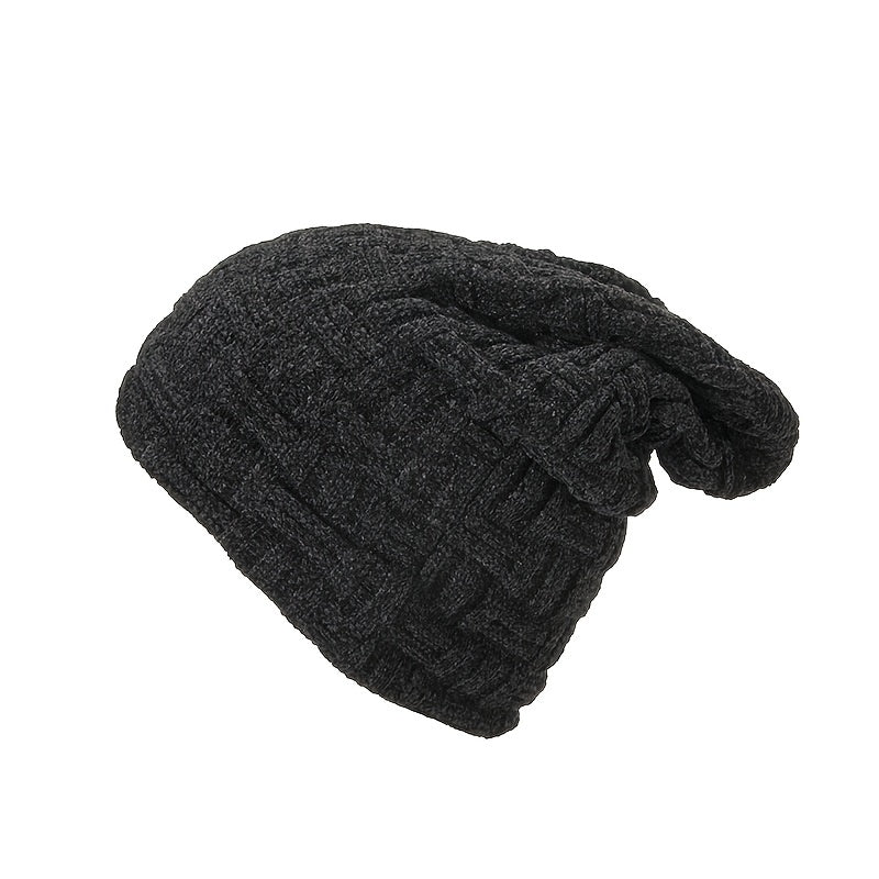 Knit Beanie Hat Cap Coldproof Thermal Winter Hat