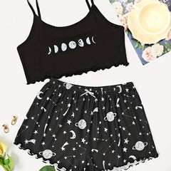 Women's Sleepwear Pajama Set with Cute Designs