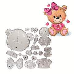 1pc Animals Bears Cutting Dies Stencils for Cards Making Scrapbooking