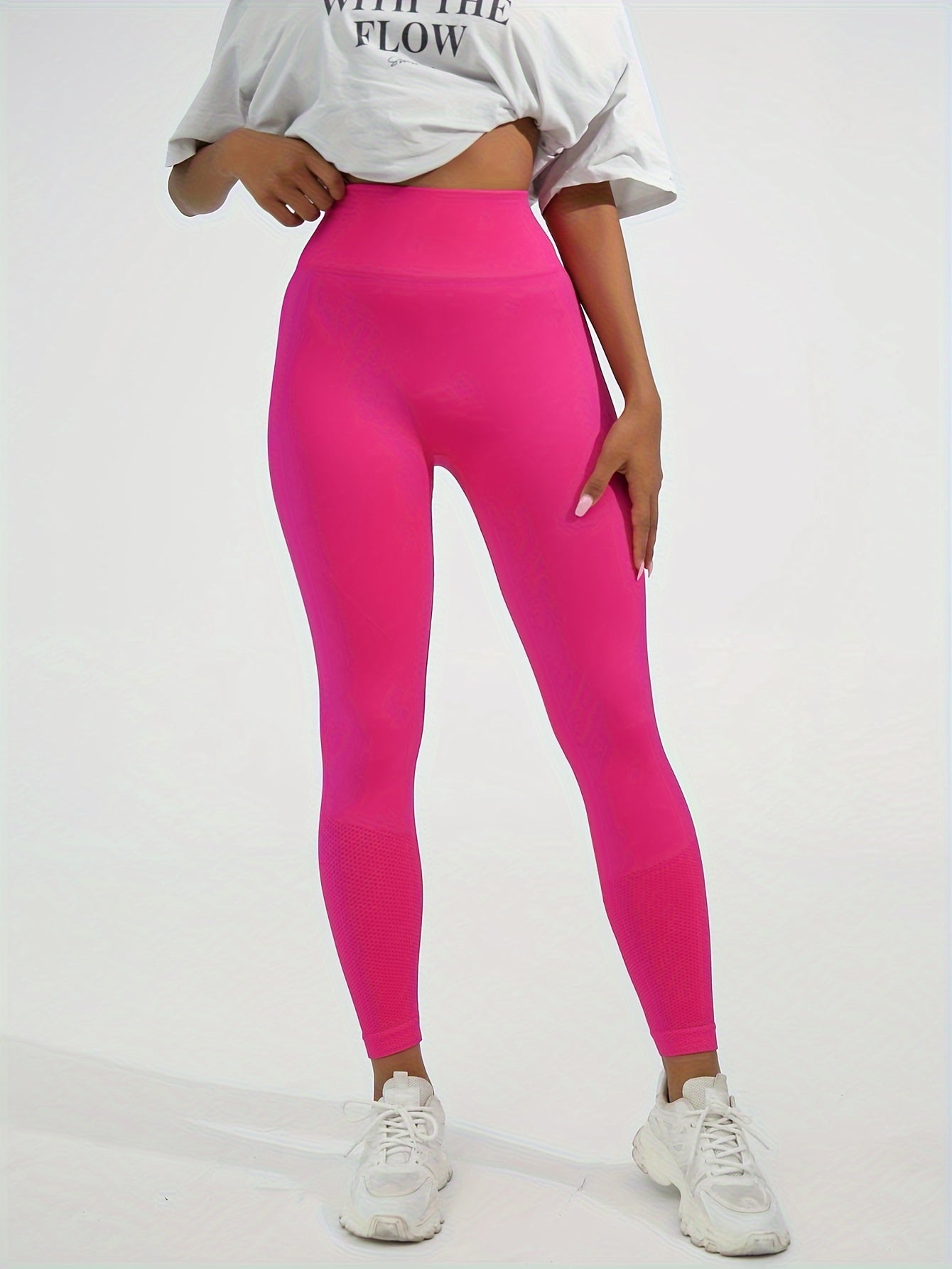 Breathable High Waist Yoga Pants Slim Fit Leggings