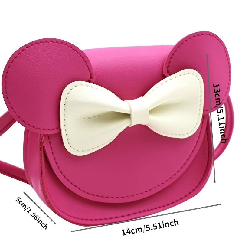 Girls Bow Knot Crossbody Bag Coin Purse Kids Accessories