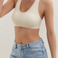 Solid Wireless Bra Comfy & Stretch Women's Lingerie
