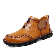 Men's Casual Moccasin Boots Comfortable Outdoor Ankle Chelsea Boots